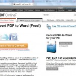Как конвертировать pdf в doc онлайн?
